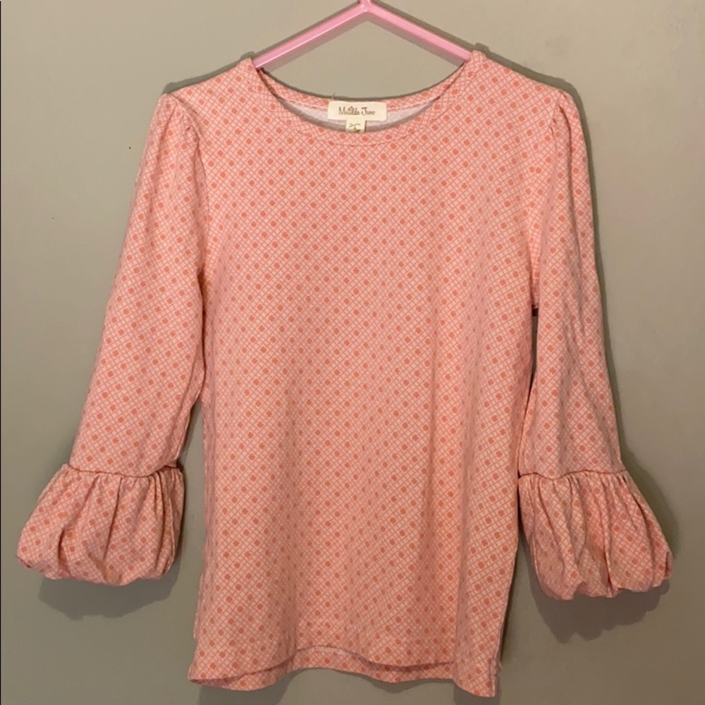 Matilda Jane Long Sleeved Top Peach Coral 4